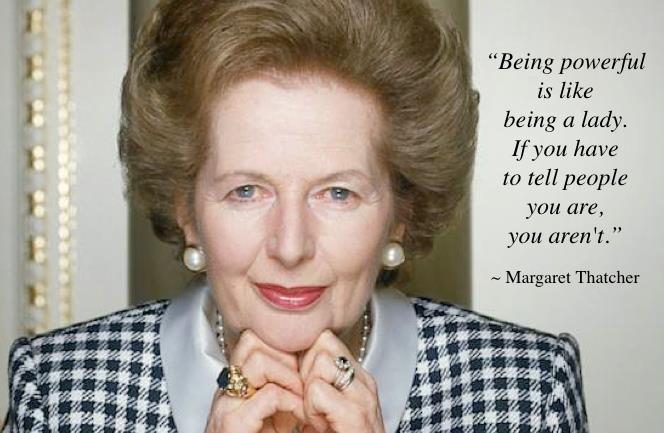 Thatcher … Lady of Influence