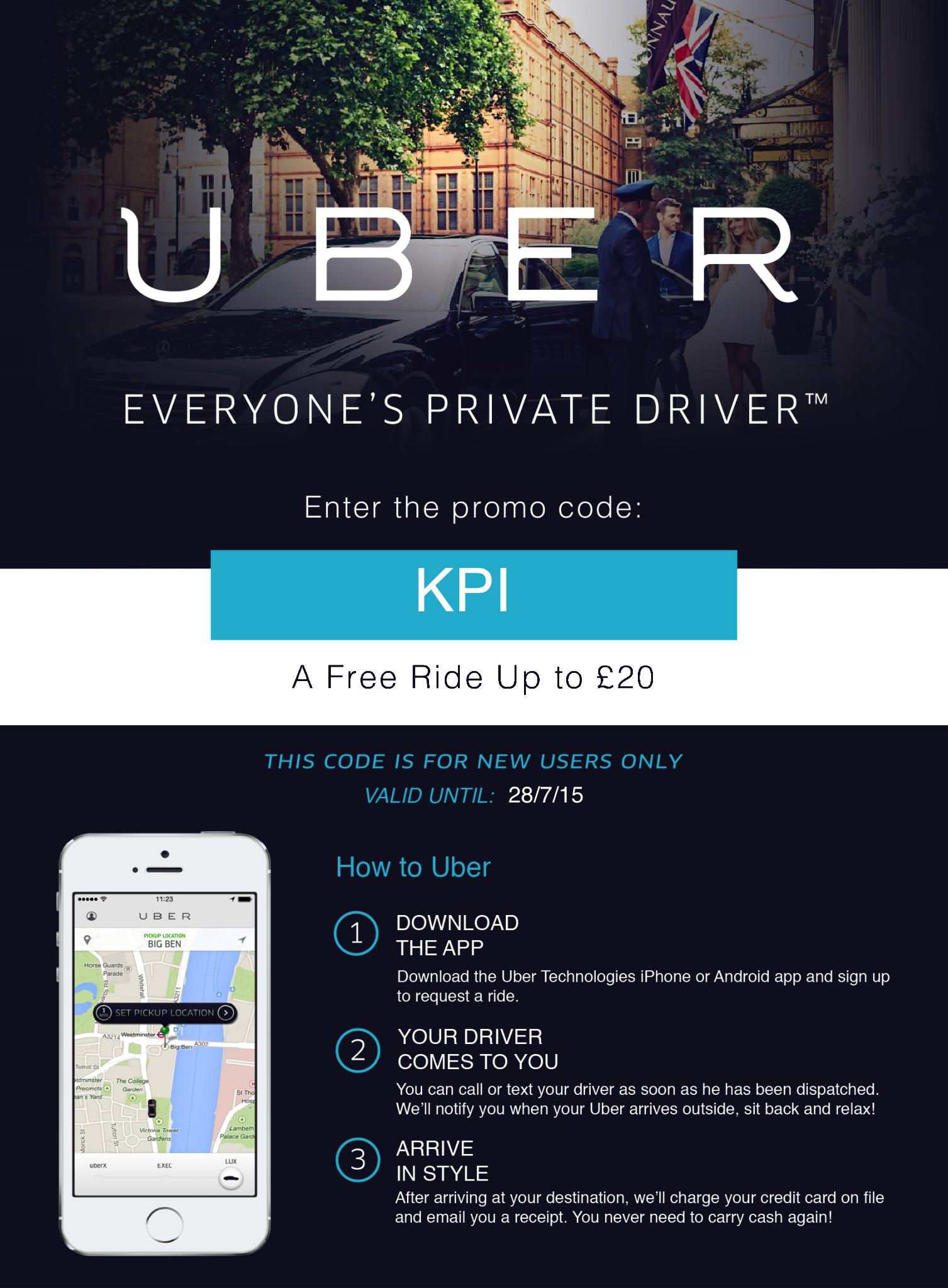 UBER – Try Before You Buy..